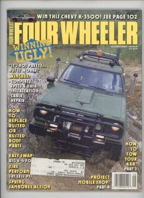Four Wheeler September 1989 Win This Chevy K-3500 4x4 Magazine