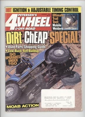 Petersen's 4-Wheel & Off-Road August 1998 Dirt Cheap Upgrades Magazine