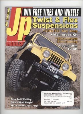 Jp Magazine July 2001 Win Free Tires Wheels Jeep Off-Road Magazine