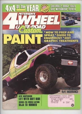Petersen's 4Wheel & Off-Road February 1989 4x4 Of The Year Magazine
