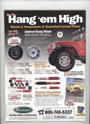 Jp Magazine July 2001 Win Free Tires Wheels Jeep Off-Road Magazine - Thumbnail 2