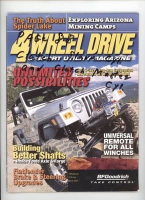 4 Wheel Drive & Sport Utility Magazine Spider Lake Arizona Mining Tires