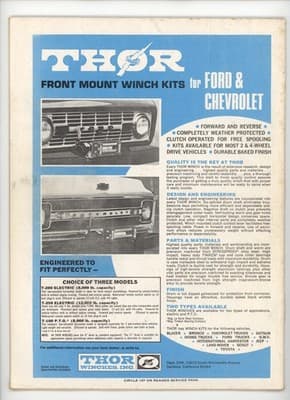 Four Wheeler January 1972 Jeep Run To Paradise Alcan Highway Magazine - Thumbnail 2