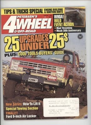 Petersen's 4-Wheel & Off-Road August 1996 Tips & Tricks Truck Magazine