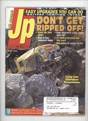 Jp Magazine April 2004 Easy Upgrades Jeep 4x4 Magazine