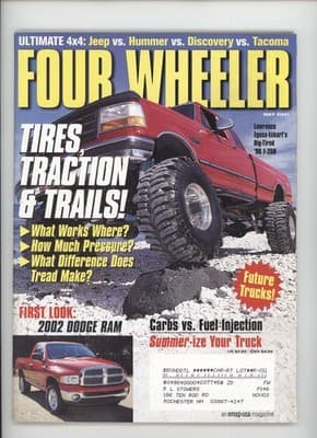 Four Wheeler May 2001 Ultimate 4x4 Jeep vs Hummer Magazine