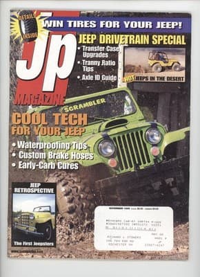 Jp Magazine November 1999 Jeep Drivetrain Tech Scrambler Magazine