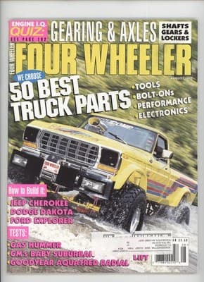 Four Wheeler August 1995 Hummer Gearing Axles 4x4 Magazine