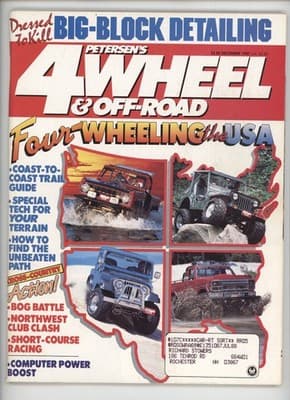 Petersen's 4 Wheel & Off-Road December 1987 Big-Block Detailing Magazine