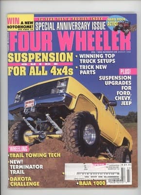 Four Wheeler March 1998 Suspension Guide 4x4 Magazine