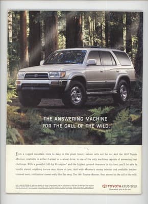 Four Wheeler January 1997 Dodge Dakota Ram Toyota 4x4 Jeep Magazine - Thumbnail 2