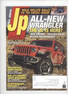 Jp Magazine April 2018 All-New Wrangler JL Rubicon Jeep Magazine