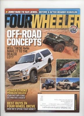 Four Wheeler May 2014 Junkyard 4x4 Rebuilds Magazine