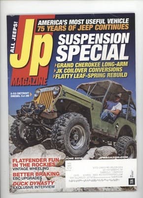 JP Magazine June 2016 Suspension Special Jeep Upgrades Magazine