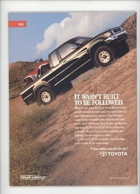 Four Wheeler July 1993 Paint & Body Showcase Toyota T100 Magazine - Thumbnail 2