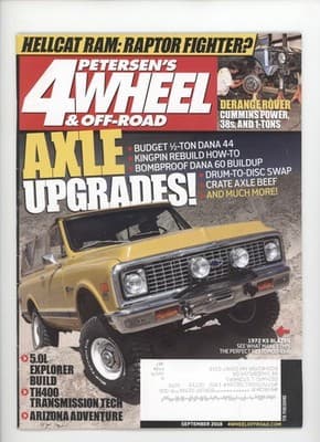 Petersen's 4-Wheel & Off-Road September 2018 Hellcat Ram K5 Blazer Magazine