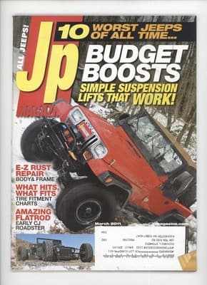 Jp Magazine March 2011 10 Worst Jeeps All Time Lift & Tire Fitment