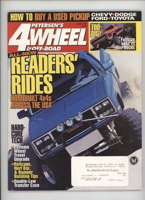 Petersen's 4-Wheel & Off-Road June 1997 All-New Readers' Rides Magazine