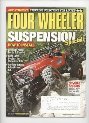 Four Wheeler January 2010 Suspension Special Lifted 4x4 Magazine