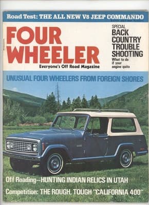 Four Wheeler July 1972 Jeep Commando California 400 SUV Magazine