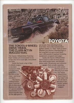 Four Wheeler July 1982 Subaru BRAT Dodge Truck Magazine - Thumbnail 2
