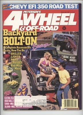 Petersen's 4-Wheel & Off-Road June 1987 Backyard Bolt-On Accessories Magazine