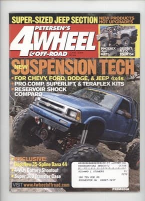 Petersen's 4Wheel & Off-Road June 2004 Super-Sized Jeep Magazine