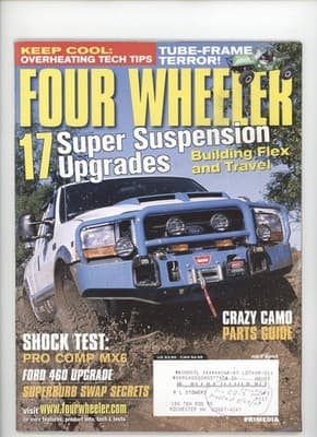 Four Wheeler July 2003 Ford 460 Upgrade Suspension Magazine