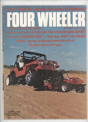 Four Wheeler September 1975 Ford F100 Pickup Road Test Magazine
