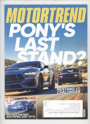 Motor Trend December 2023 Corvette E-Ray Mustang Last Stand Magazine