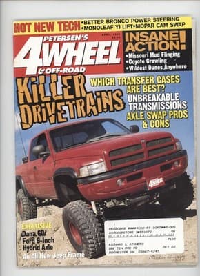 Petersen’s 4-Wheel & Off-Road April 2000 Bronco Tech Drivetrains Magazine