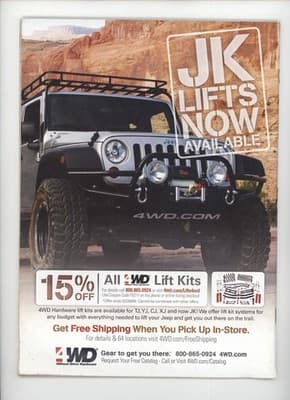 Jp Magazine April 2009 Jeep Brand Sold Vintage Gold Magazine - Thumbnail 2