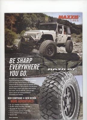 Petersen's 4-Wheel & Off-Road June 2018 Wrangler Lift Tires Magazine - Thumbnail 2