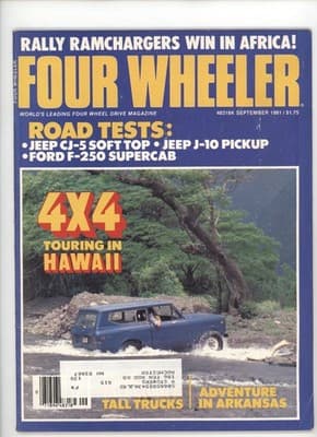 Four Wheeler September 1981 Rally Ramchargers Win Africa Magazine