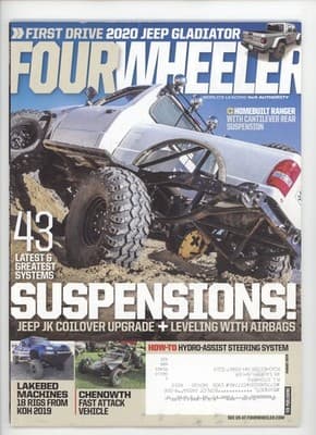 Four Wheeler August 2019 Jeep Gladiator Off-Road Magazine