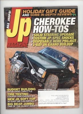 Jp Magazine January 2015 Cherokee How-Tos Jeep Off-Road Magazine