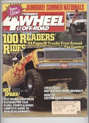 Petersen's 4-Wheel & Off-Road October 1988 Jamboree Nationals Magazine