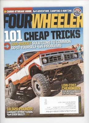 Four Wheeler June 2012 Cargo Storage Guide 4x4 Jeep Cherokee Magazine