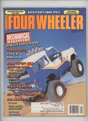 Four Wheeler October 1990 Bronco Mechanical Makeovers Magazine