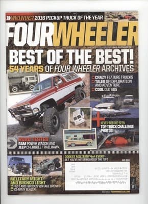 Four Wheeler May 2016 Pickup Truck of the Year 4x4 Magazine