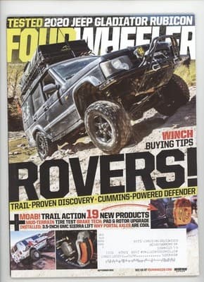 Four Wheeler September 2021 Rovers Trail-Proven Discovery Magazine