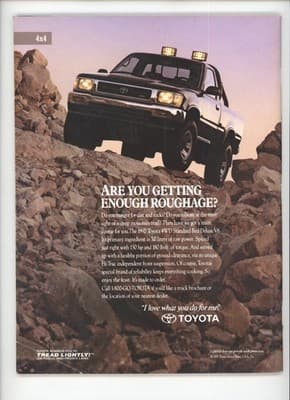 Petersen's 4-Wheel March 1992 Tall Tire Special 4x4 Parts Magazine - Thumbnail 2