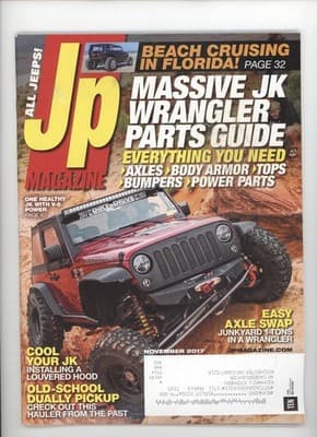 Jp Magazine November 2017 Jeep Wrangler Parts Guide Magazine