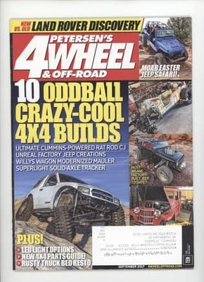 Peterson's 4Wheel Sept 2017 10 Oddball Crazy-Cool 4x4 Builds Magazine
