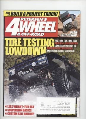 Petersen's 4Wheel & Off-Road May 2011 Build Project Truck Magazine