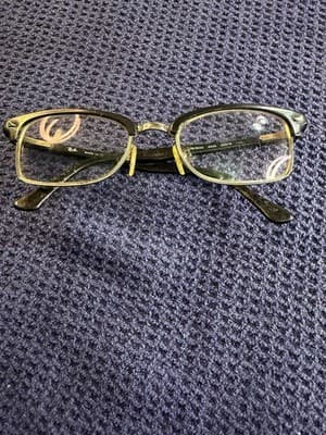 Ray-Ban RB5020 2000 Clubmaster Eyeglasses Black Silver 50-19-135 Made in Italy - Thumbnail 4