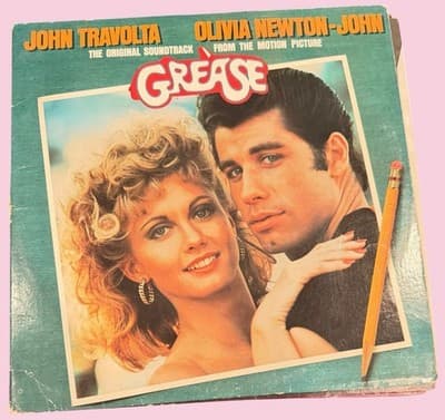 Grease Original Soundtrack Vintage Vinyl 2LP 1978 RSO Record RS-2-4002 - Image 1