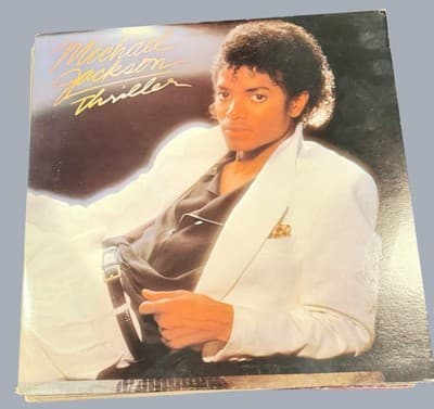 Michael Jackson Thriller Epic QE 38112 LP/Vinyl 1982 First Press by Quincy Jones - Image 1