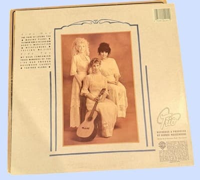 Dolly Parton, Linda Rondstadt, Emmylou Harris - Trio LP Vinyl 1987 All Original - Thumbnail 2
