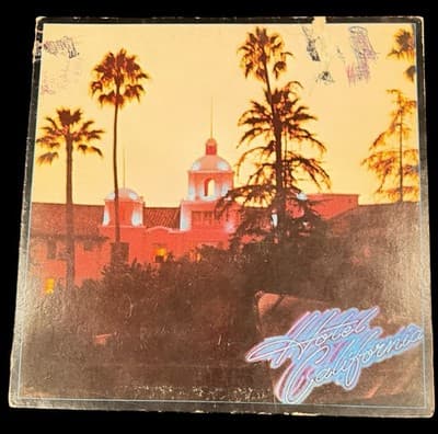 Eagles 'Hotel California' Vinyl LP Record Album 1976 6E-103 - Image 1